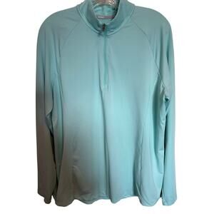 Adidas pullover light blue 1/4 zip light blue size XL Womens